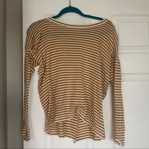 Striped long sleeve shirt